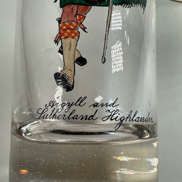 Libbey Solider Drinking Glass Tumblers w/Skinner's Horse, Highlander, Lancer VTG - Picture 10 of 16